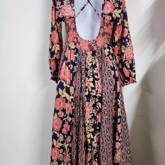 Free People A New Way Maxi Dress Size L - Picture 6 of 9